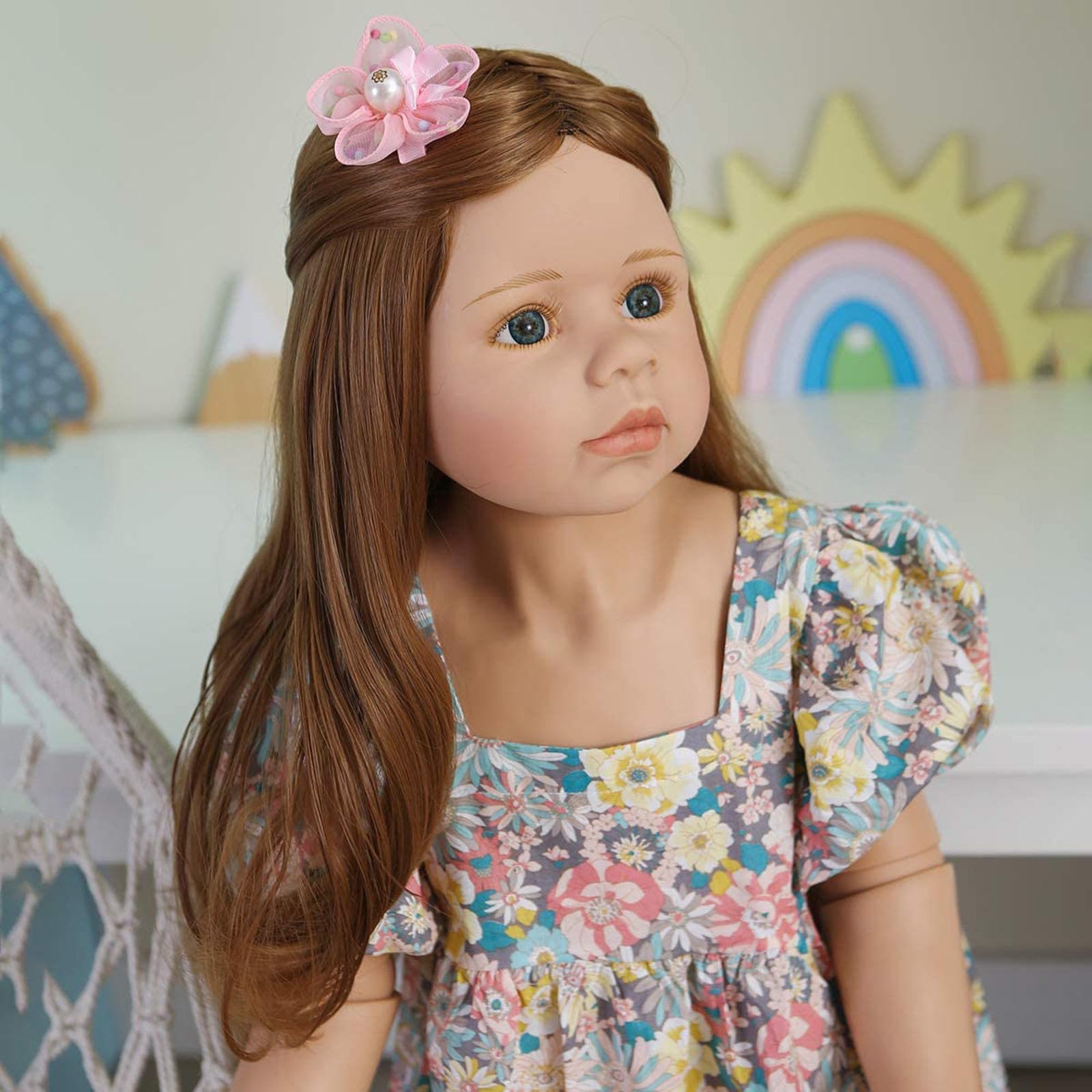Amazon.co.jp: 98cm かわいい生まれ変わる人形 リボーンドール 重い