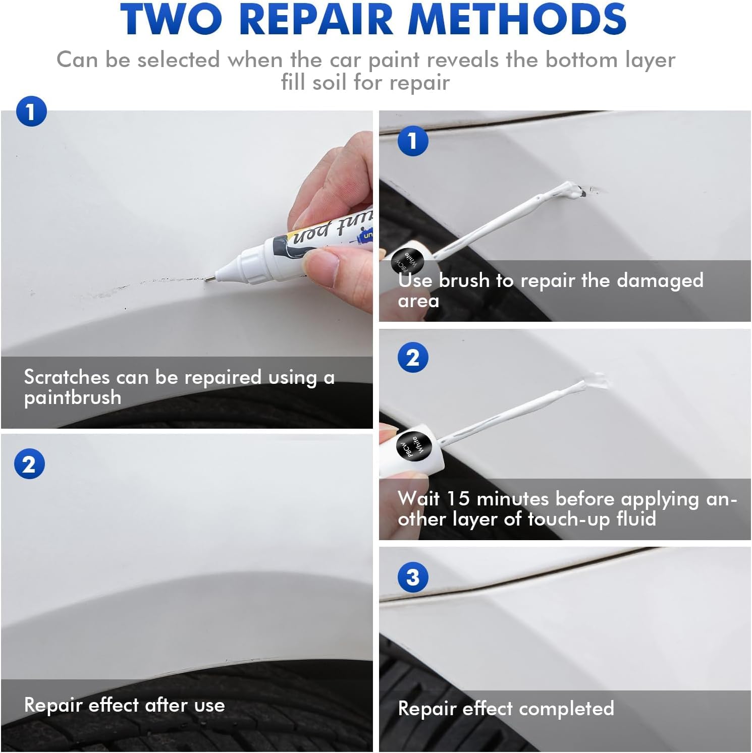 PN01 Stealth Grey Touch Up Paint Compatible with Tesla, DIY Car Paint Scratch Repair, Automotive Paints, Quick & Easy Fix Scratch Repair for Tesla Model Y/3/X/S