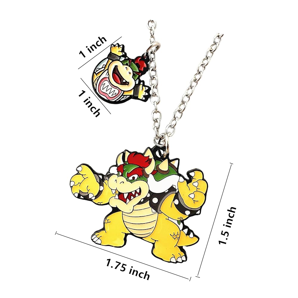 Amazon.com: STKTFKK Cartoon Necklace Metal Classic Anime