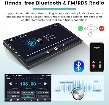 [DSP & EQ] 2+64G Car Radio Stereo for Mazda MX-5 Miata 2006-2015 Wireless Carplay Android Auto, 9 inch IPS Touch Screen Head Unit Radio with Bluetooth GPS Navigation FM RDS WiFi SWC