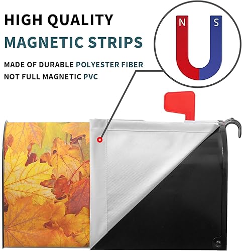 Miniatura 74 de Winter Cardinal Birds - Funda magnética para buzón, tamaño estándar de 25.5 x 21 pulgadas, diseño de pájaros rojos navideños para buzón