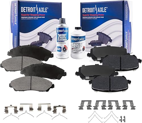 Miniatura 41 de Detroit Axle - Zapatas de freno traseras para Ford F-150 F-250 Expedition Lincoln Navigator Town Car Mark LT, reemplazo de zapatas de freno