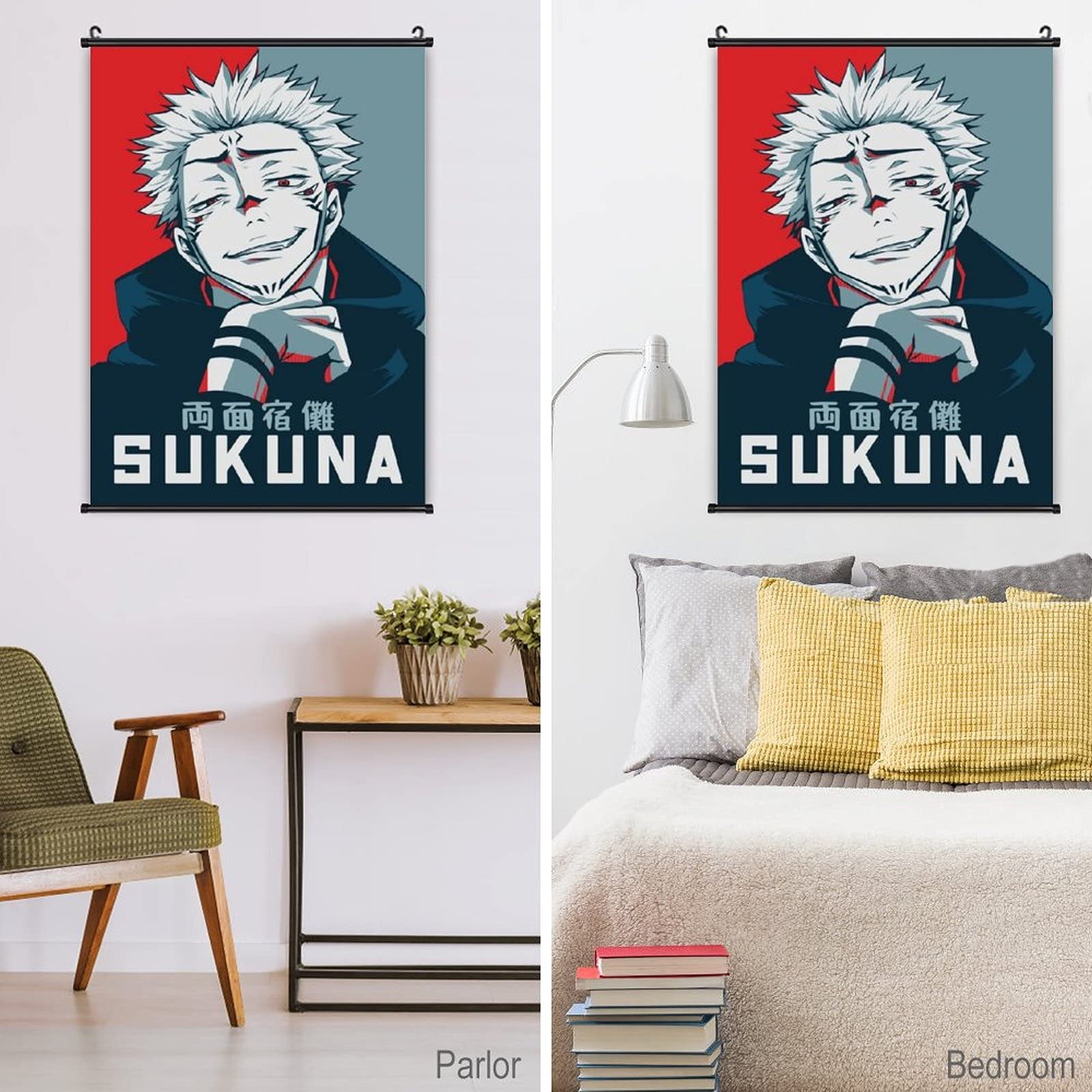 Amazon.com: ZHAOXING Sukana Japanese Anime Wall Fabric Scroll