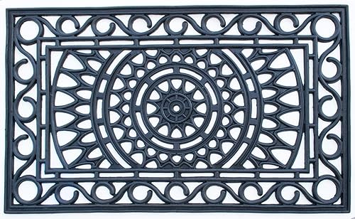 Imports Decor - Felpudo de goma Sunrise, 18 x 30 pulgadas