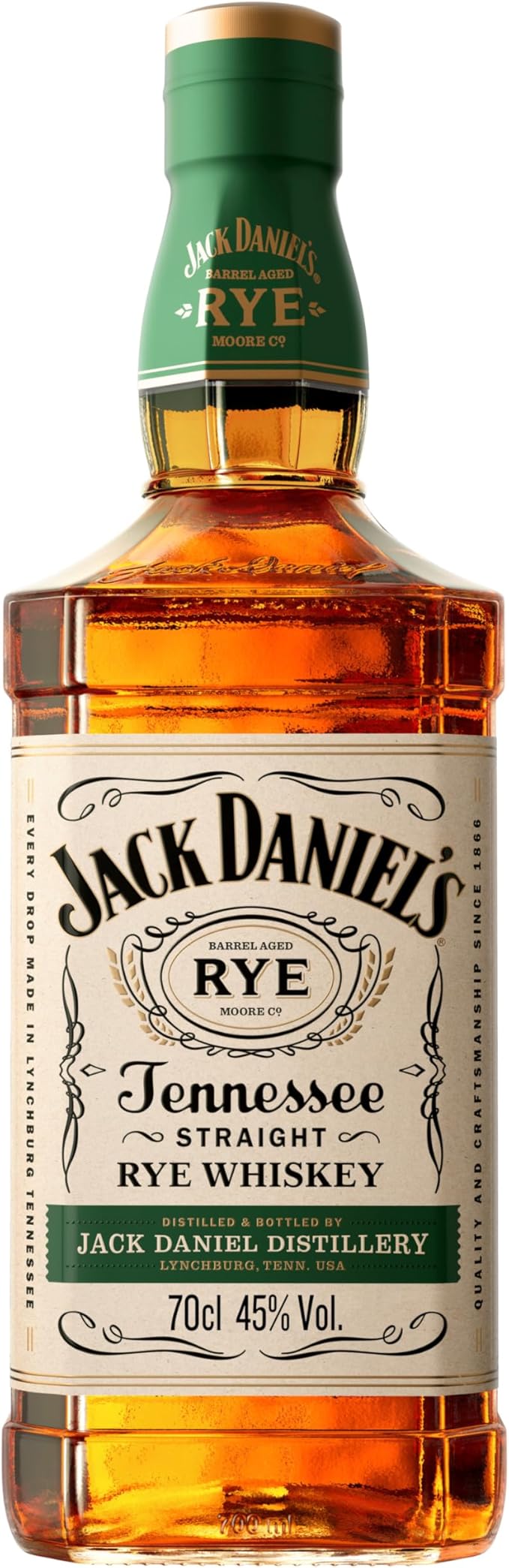 Jack Daniel's Tennessee RYE Straight Rye Whiskey 45% Vol. 0,7l