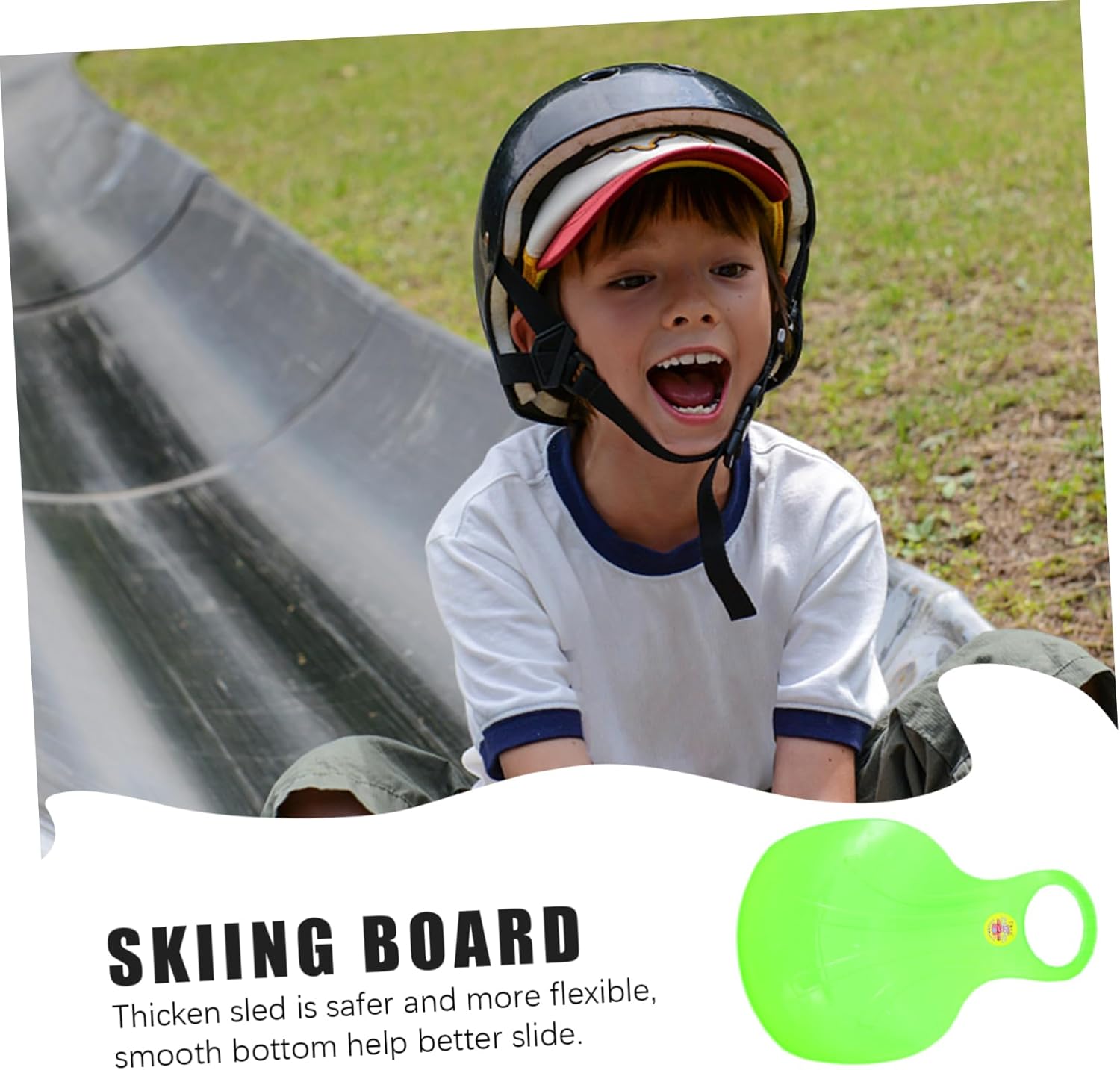 Skiing Sleds for Boys and Girls Adults Piece Snow Sled Board Set Snowboard Plate Easy