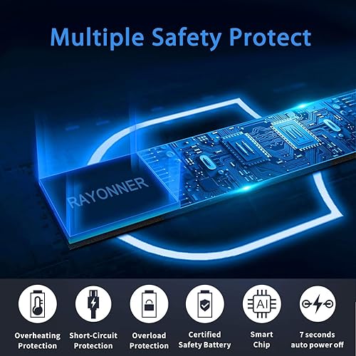 Miniatura 2 de RAYONNER Encendedor eléctrico para velas, encendedor recargable USB ARC (1 paquete, negro)