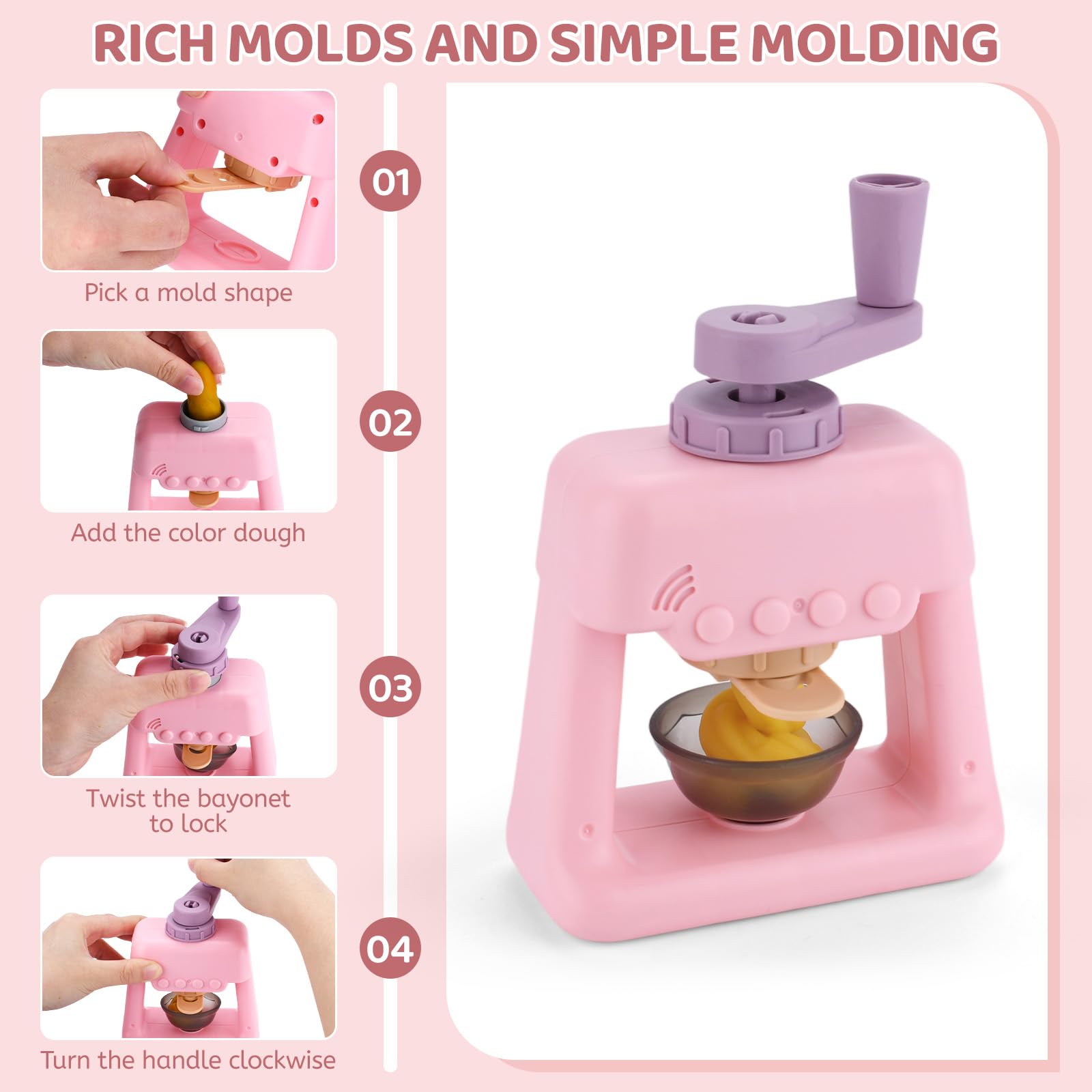 23 Pièces Accessoires Pate A Modeler, Kit Pate A Modeler Enfant 2 Ans Ensemble Outils Moulages Modelage Rouleau A Patisserie Enfants 2 3 Ans Et Plus Durable Pour Garcons Filles