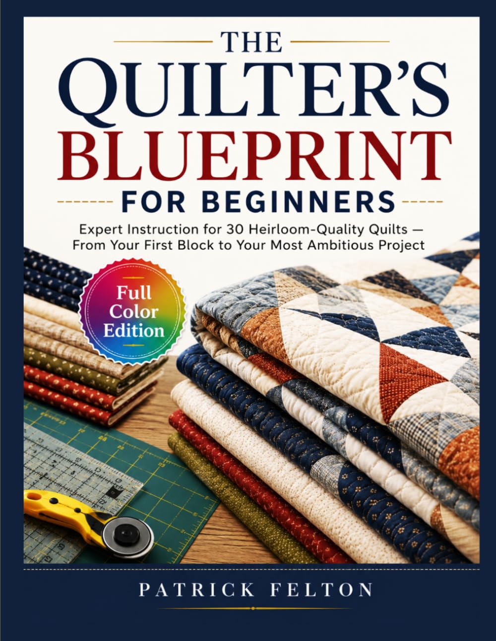 THE QUILTER'S BLUEPRINT FOR BEGINNERS: Expert Instruction for 30 Heirloom-Quality Quilts — From Your First Block to Your Most Ambitious Project