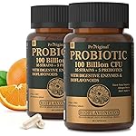 Probiotics with Prebiotics for Men and Women - 35 Strains Probiotic 100 Billion CFU for Gut & Digestive Health, Vegan Acidophilus Probiotics Supplement, Non-GMO Raw Probiotic 120 Caps