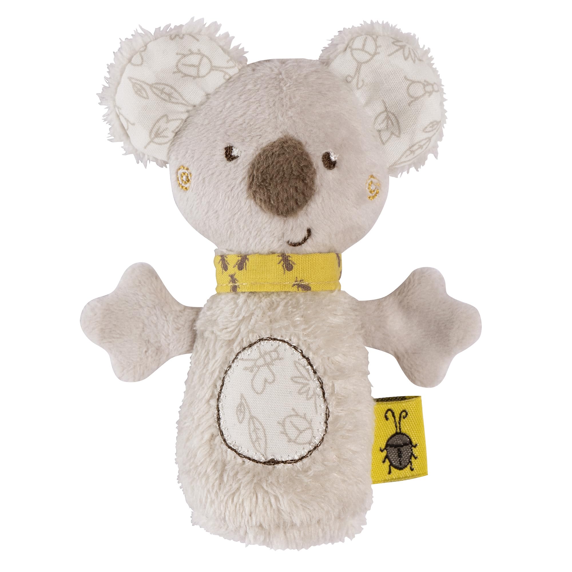 Fehn Mini koala rattle - Mini rattle for shaking, touching and playing with a very soft fabric plush - a faithful companion for babies and toddlers from 0 months