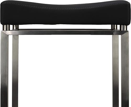 Miniatura 6 de Cortesi Home Isis Taburete de altura de encimera, 27" de alto, negro Negro -,gris,Rojo -