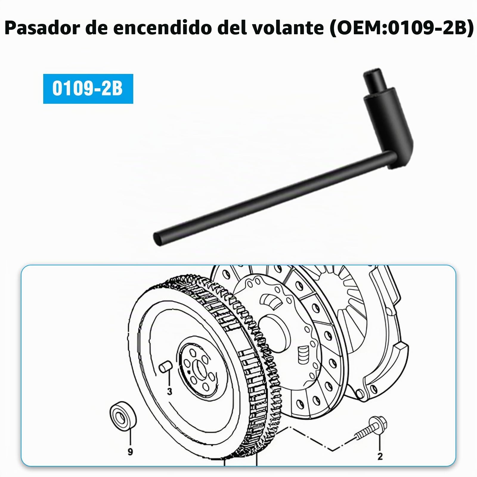 Juego Herramientas SincronizacióN Motor, Herramienta Correa Distribución Para 1.0 1.2 Vti(Vvt) | Gdi Puretech Gasoline-3 Cylinders, Adecuado Para Citroen, Para Peugeot,DS, Para Opel a Partir De 2018