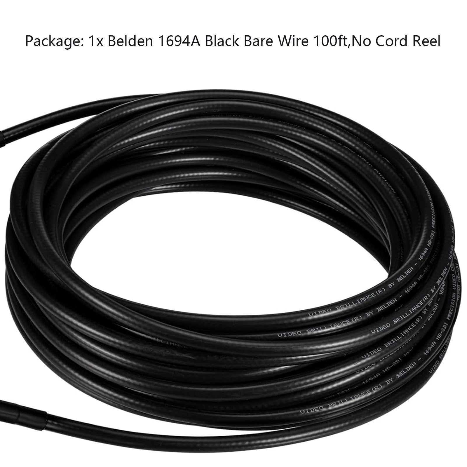 Amazon.com: Superbat Belden 1694A Coaxial Cable Black 100ft Low