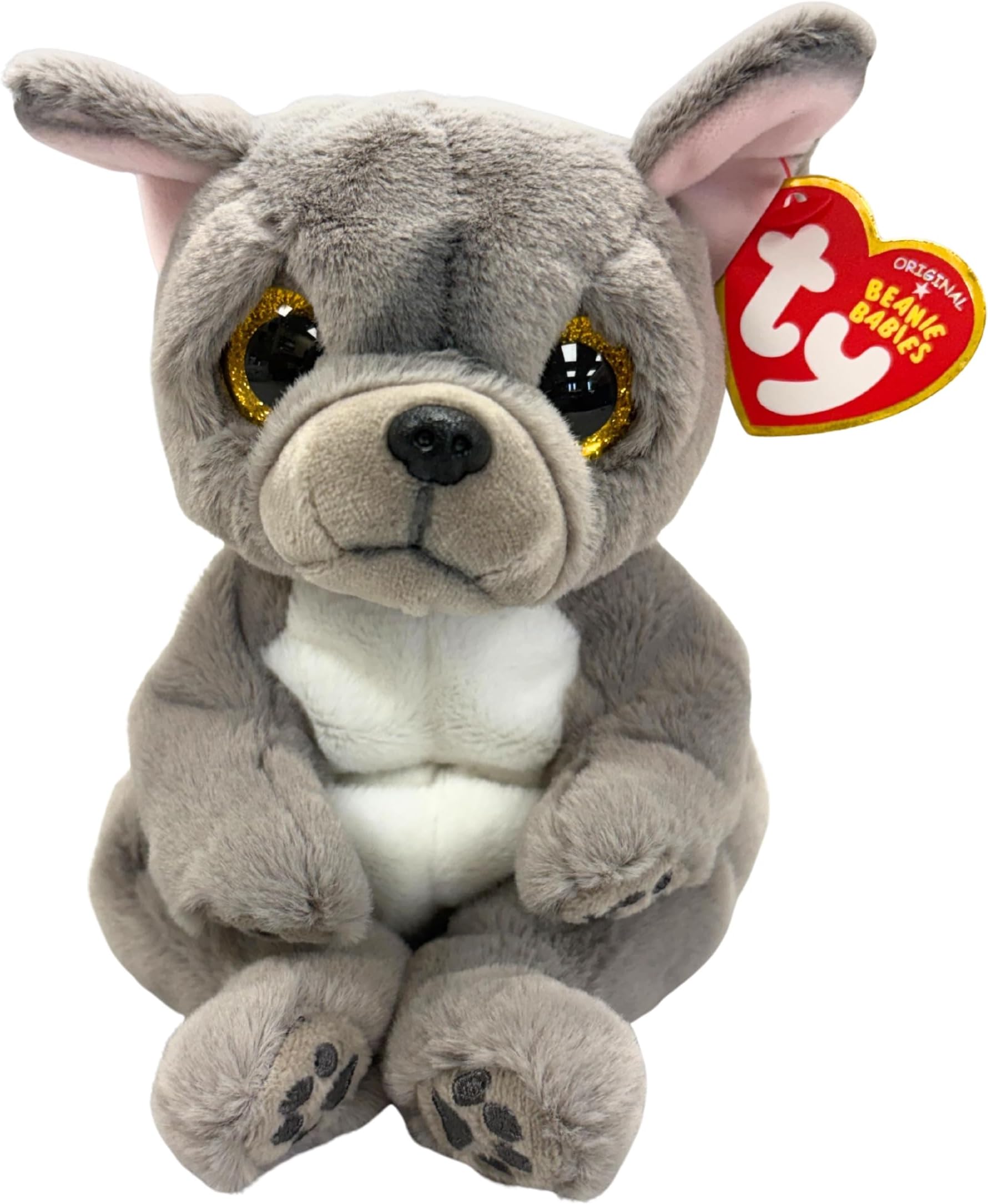Beanie Babies: Wilfred Dog Gray Belly Regular