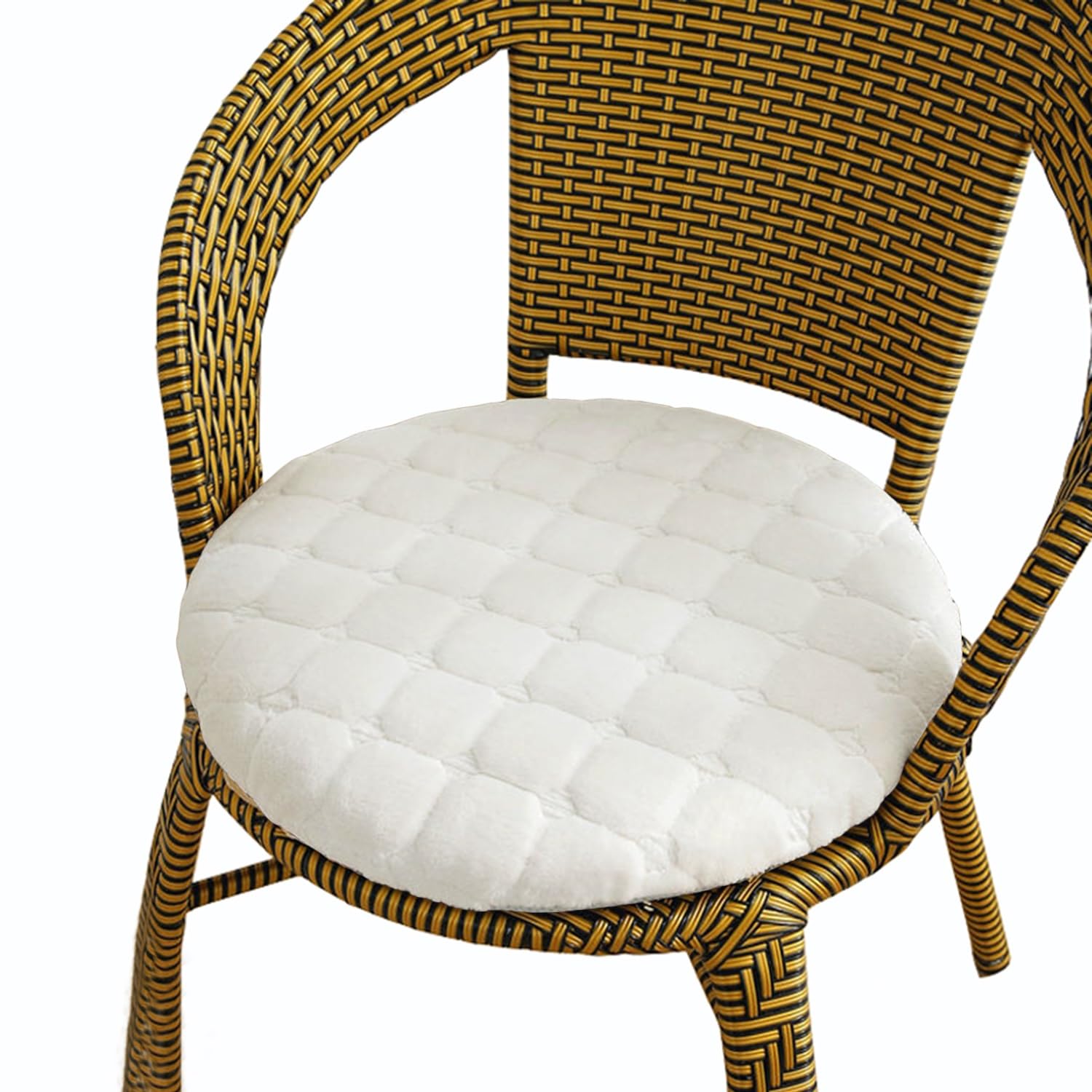 Round Chair/Seat Cushion Indoor/Outdoor Chair Pads Round Seat Cushions Garden Patio Home Cushions with Removable Covers - Diameter 12/14/16/18/20 for Yoga Living Room Balcony Office(6,30cm/12in)