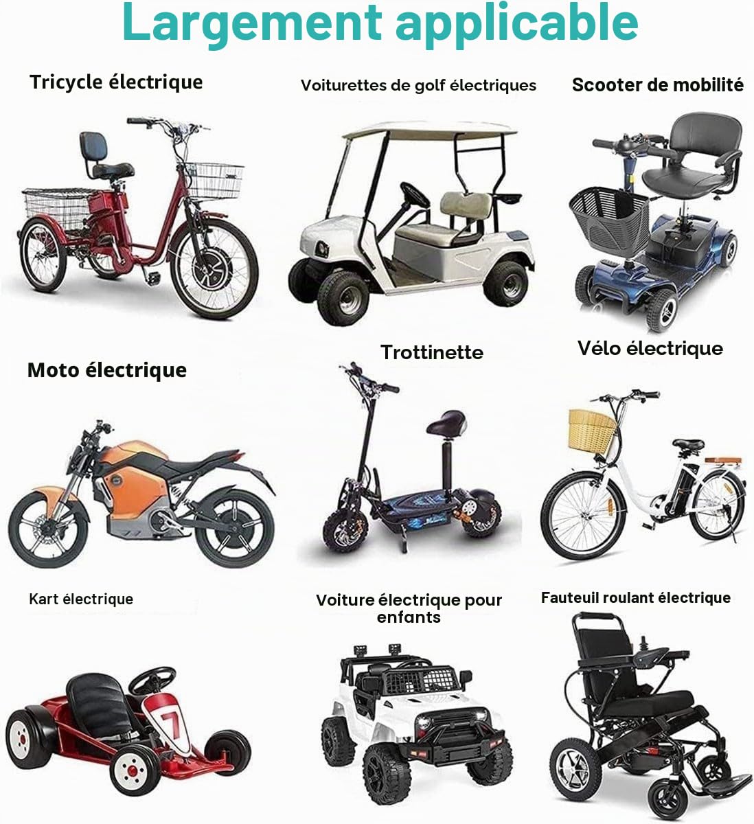 Batterie De Vélo Électrique 48 V 20 Ah, Batterie Lithium 48V 13S 6P pour Vélo Électrique, avec Chargeur, Batterie Lithium 48 V pour Scooter Trottinette électrique