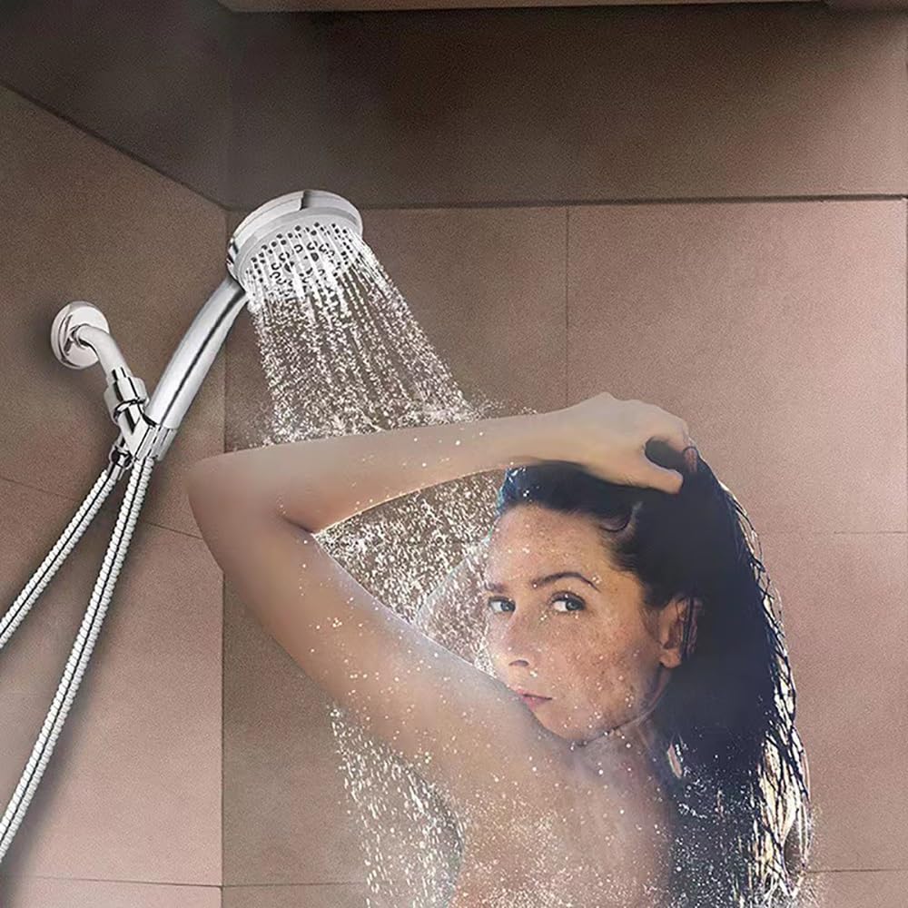Amazon.co.jp: Shower Head, Water Saving, Increases Momentum, Stop