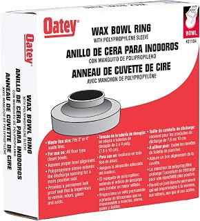 Oatey 31194 Heavy Duty Wax Bowl Ring with Sleeve