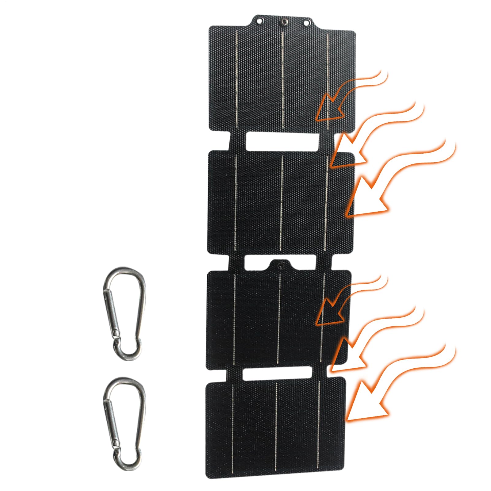 Chargeur Solaire Portable Léger Imperméable Pliable