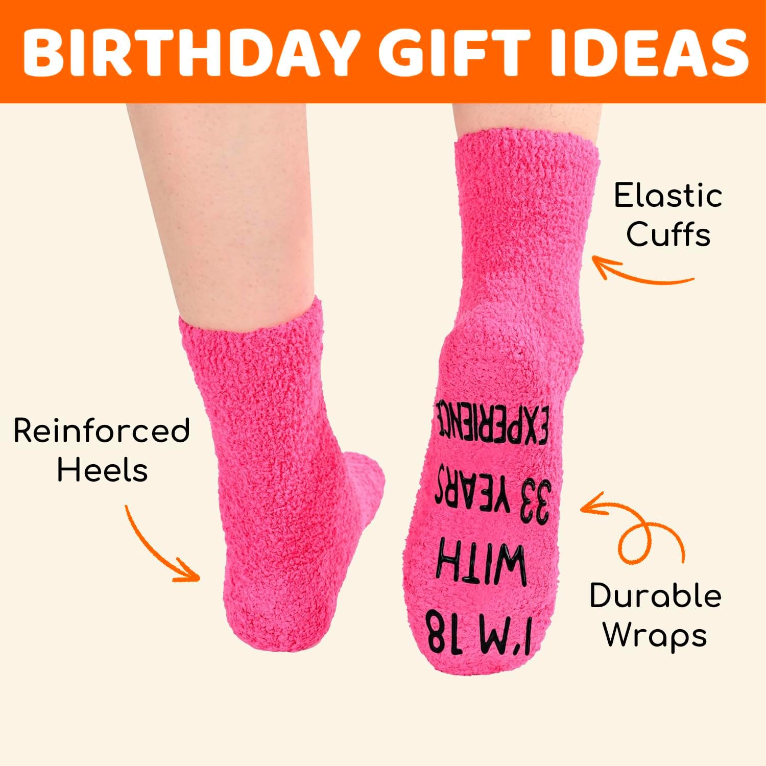 HAPPYPOP Birthday Gifts for Older Women - Birthday Socks for 51-60 Year Old Woman - Image 5
