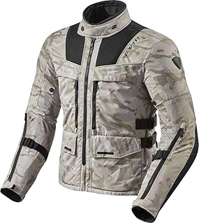 REV'IT! Motorradjacke mit Protektoren Motorrad Jacke Offtrack Textiljacke, Herren, Enduro/Adventure, Ganzjährig, Polyester