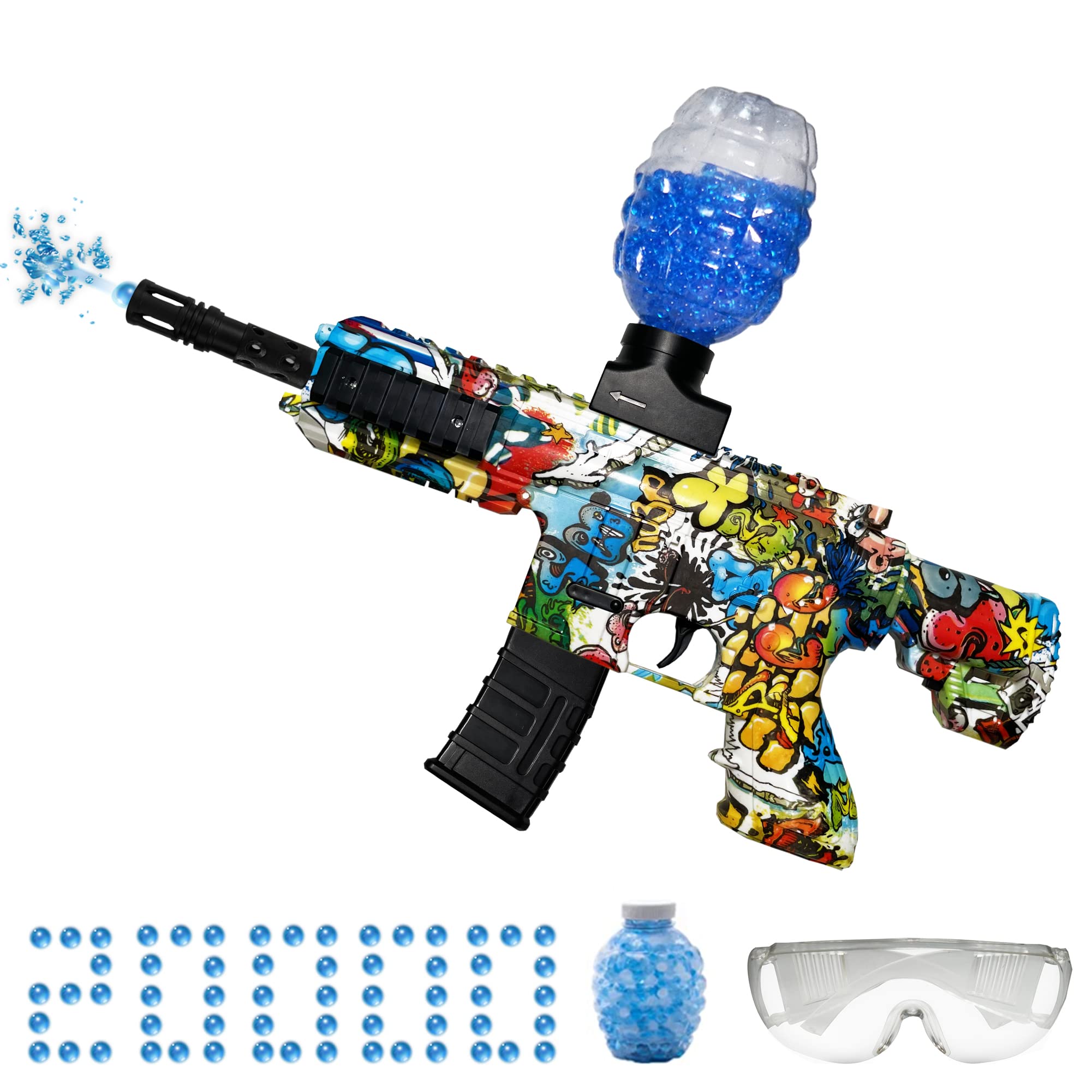 Buy Electric Gel Ball Blaster, Splatter Ball Blaster Automatic with