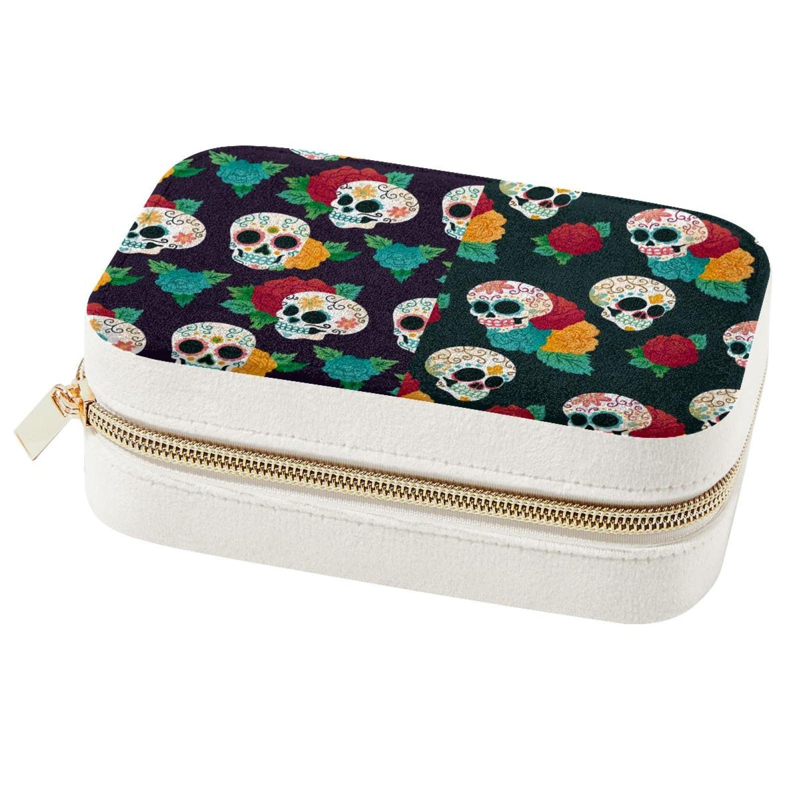 Boîte à bijoux nomade Dia De Los Muertos, l'accessoire idéal pour vos vacances