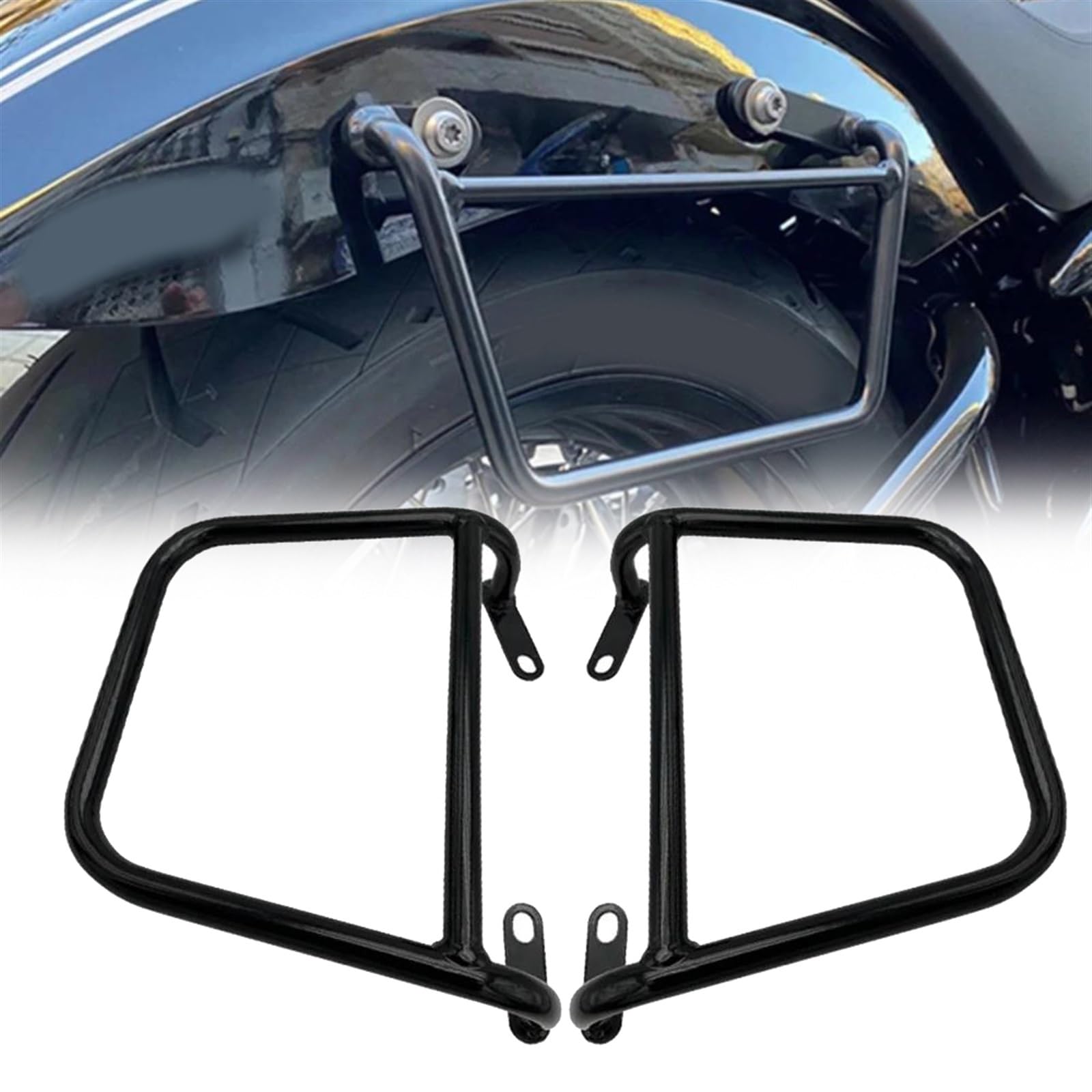 Accessoires de garde-corps haut de gamme et cadre de sacoches pour moto R18