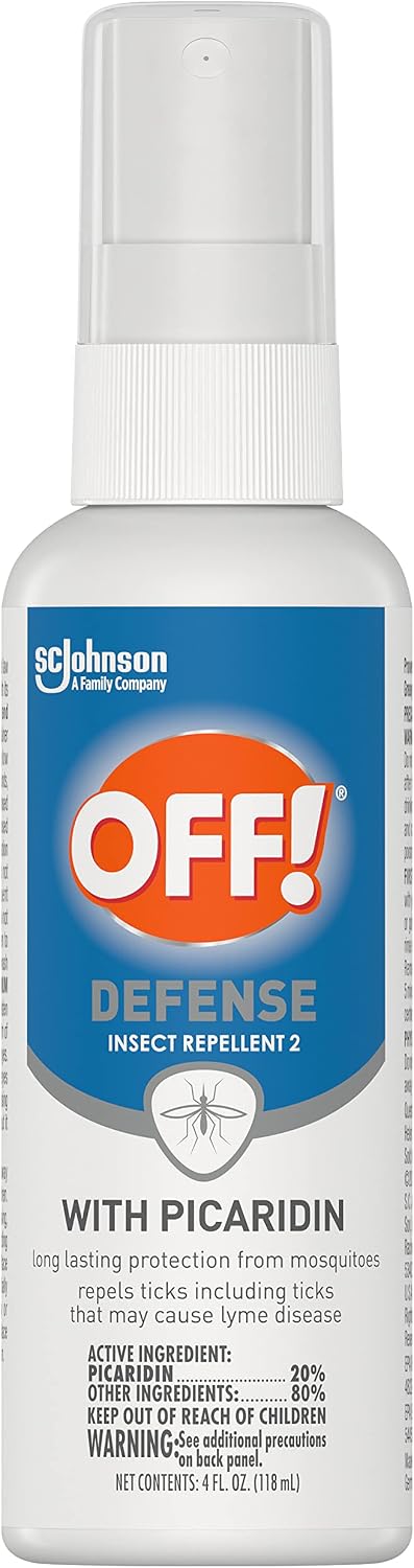 OFF! Defense Insect Repellent Spritz with Picaridin, Bug Spray with Long Lasting Protection from Mosquitoes, 4 oz