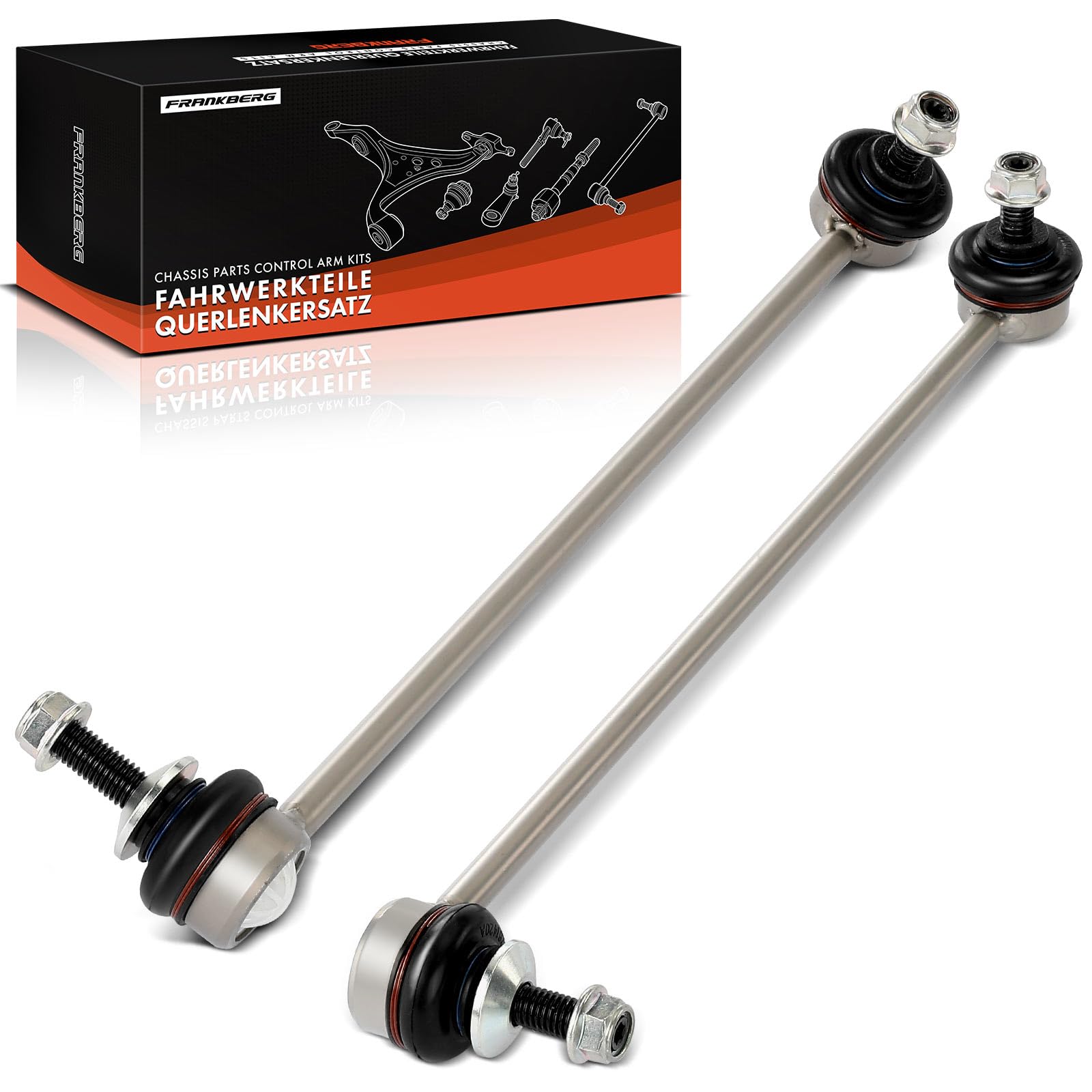 Frankberg 2x Biellette Barre Stab Avant gauche Droite Compatible avec Série 6 E63 3.0L-5.0L 2004-2010 Série 6 Cabriolet E64 3.0L-5.0L 2005-2010 Remplacer# 31306781542
