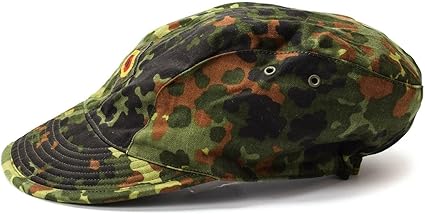 Clarity Cap Cappello Da Baseball Mimetico Flecktarn Esercito Tedesco - Usato, Taglia 57 Cm (circa M), Unisex Cappello Militare Tedesco - Foto 2