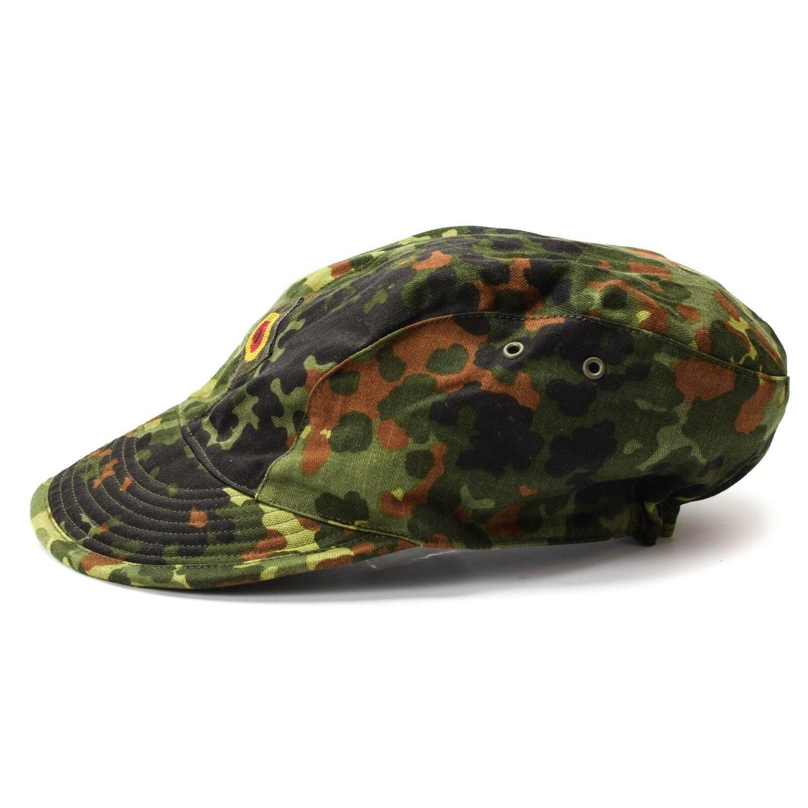 Militar Men's Multicolor Genuine Original German Army Air Force Cap Flecktarn Camo Peak Hat Military