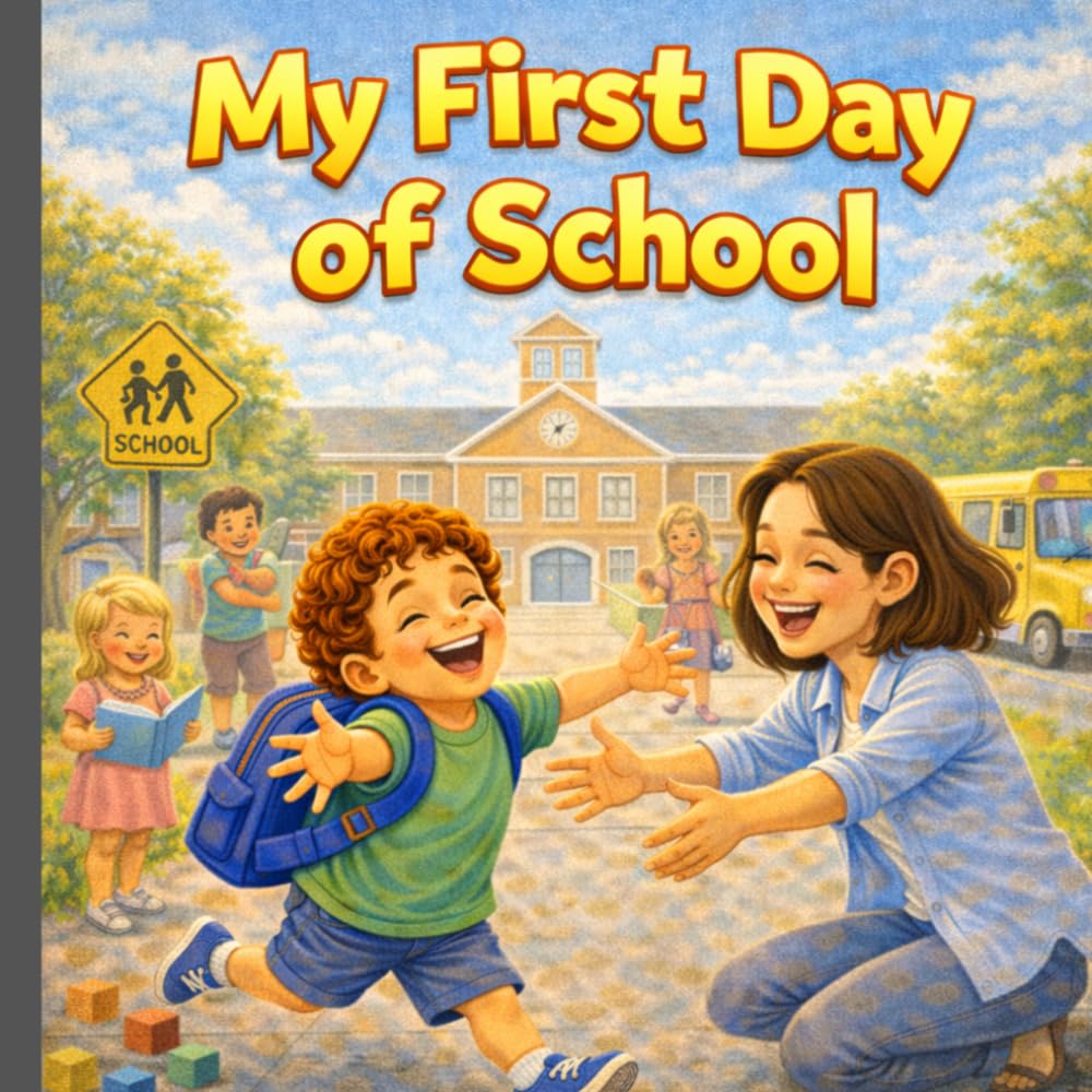 My First Day of School: A Preschool & Kindergarten Book About First-Day Anxiety, Making Friends, and School Readiness