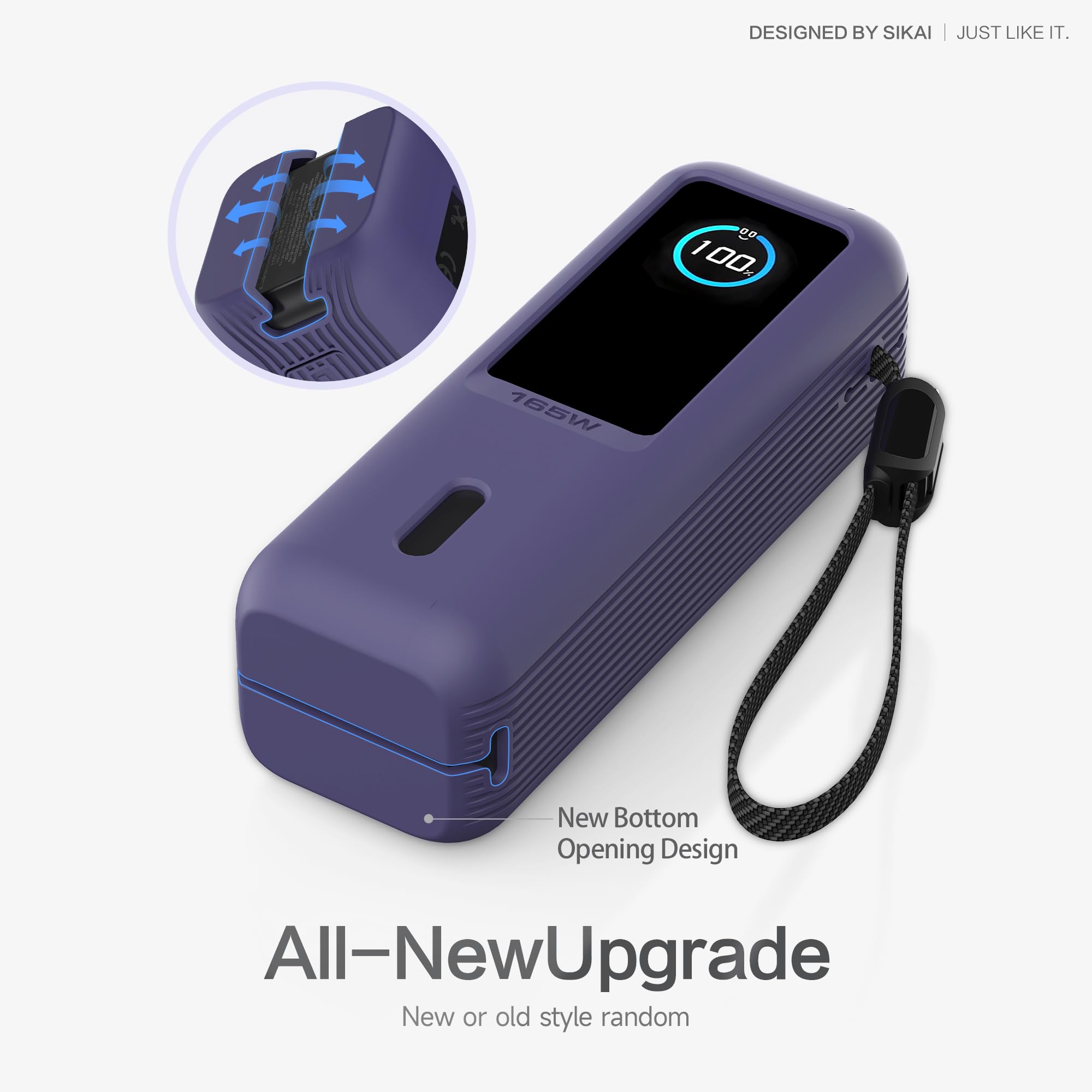 Amazon.co.jp: Anker Laptop Power Bank 165W(25000mAh)用シリコン