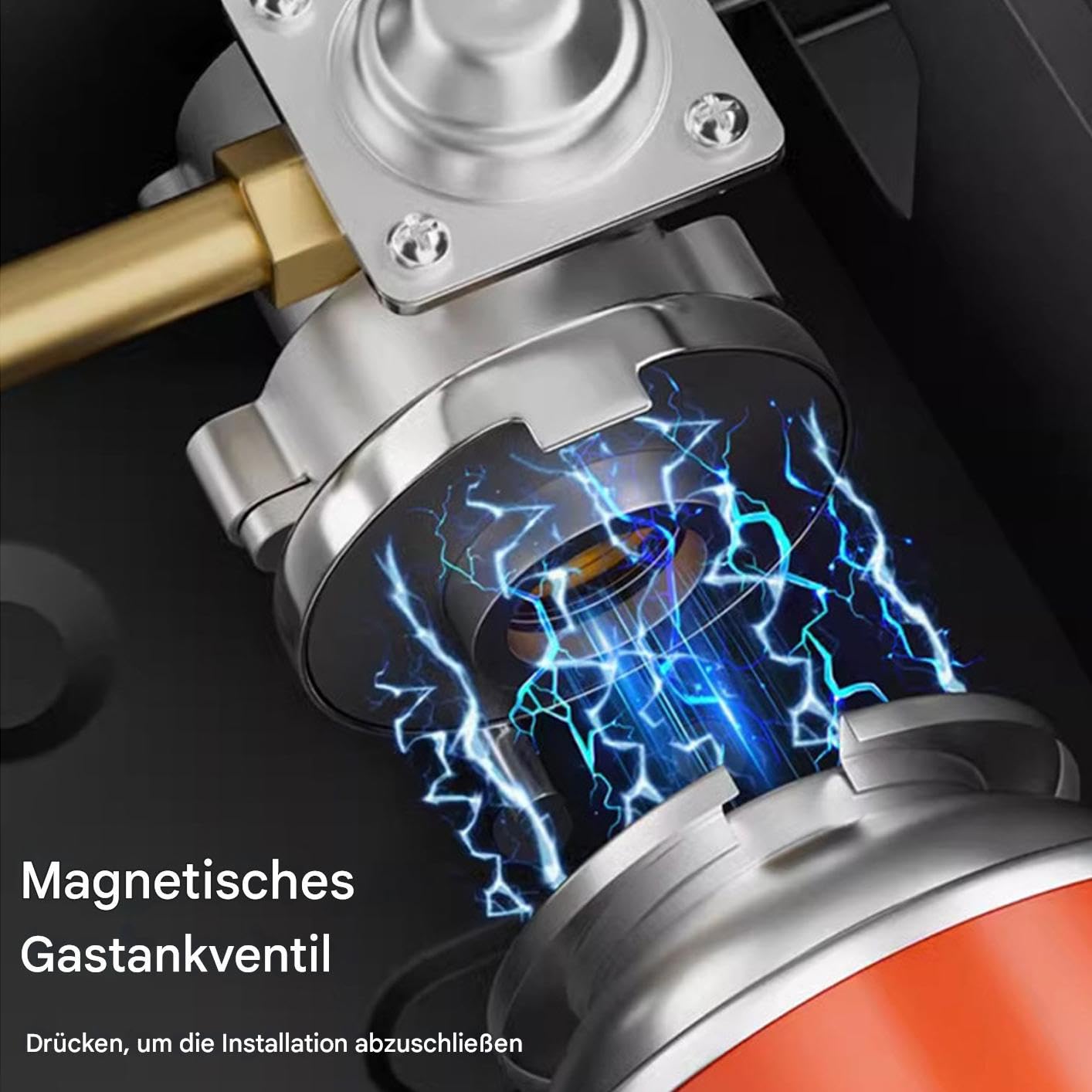 Camp Stove – Hornillo de camping con de transporte, 6000 W, potente y portátil, para montañismo, senderismo, viajes en , pícnic, expedición