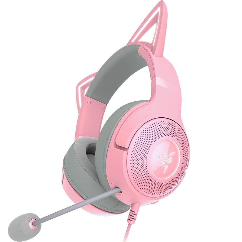Razer Kraken Kitty V2 Quartz — le cuffie che rendono le tue dirette riconoscibili