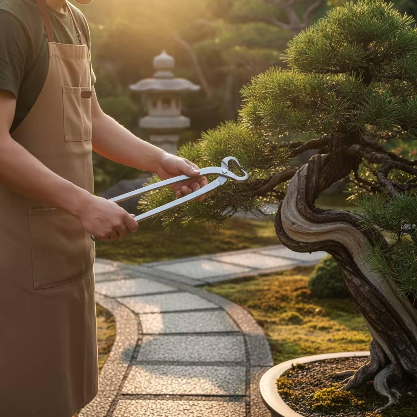 Tijeras Cortar Metálico Tijeras Bonsái Robusto Herramienta para Jardineros