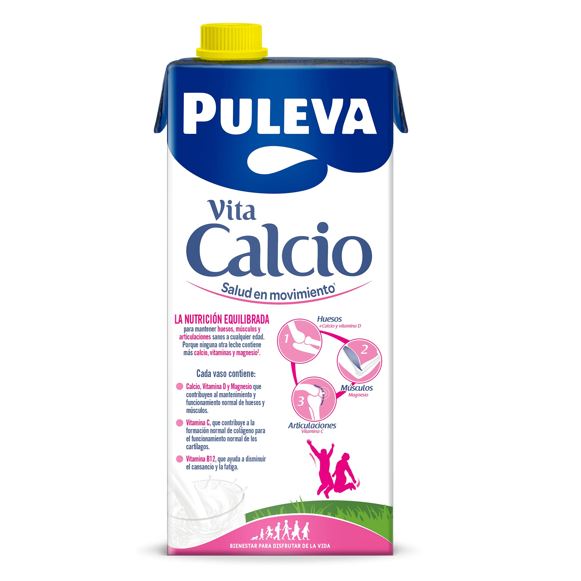 Puleva Calcio Leche Desnatada Pack 6 x 1L