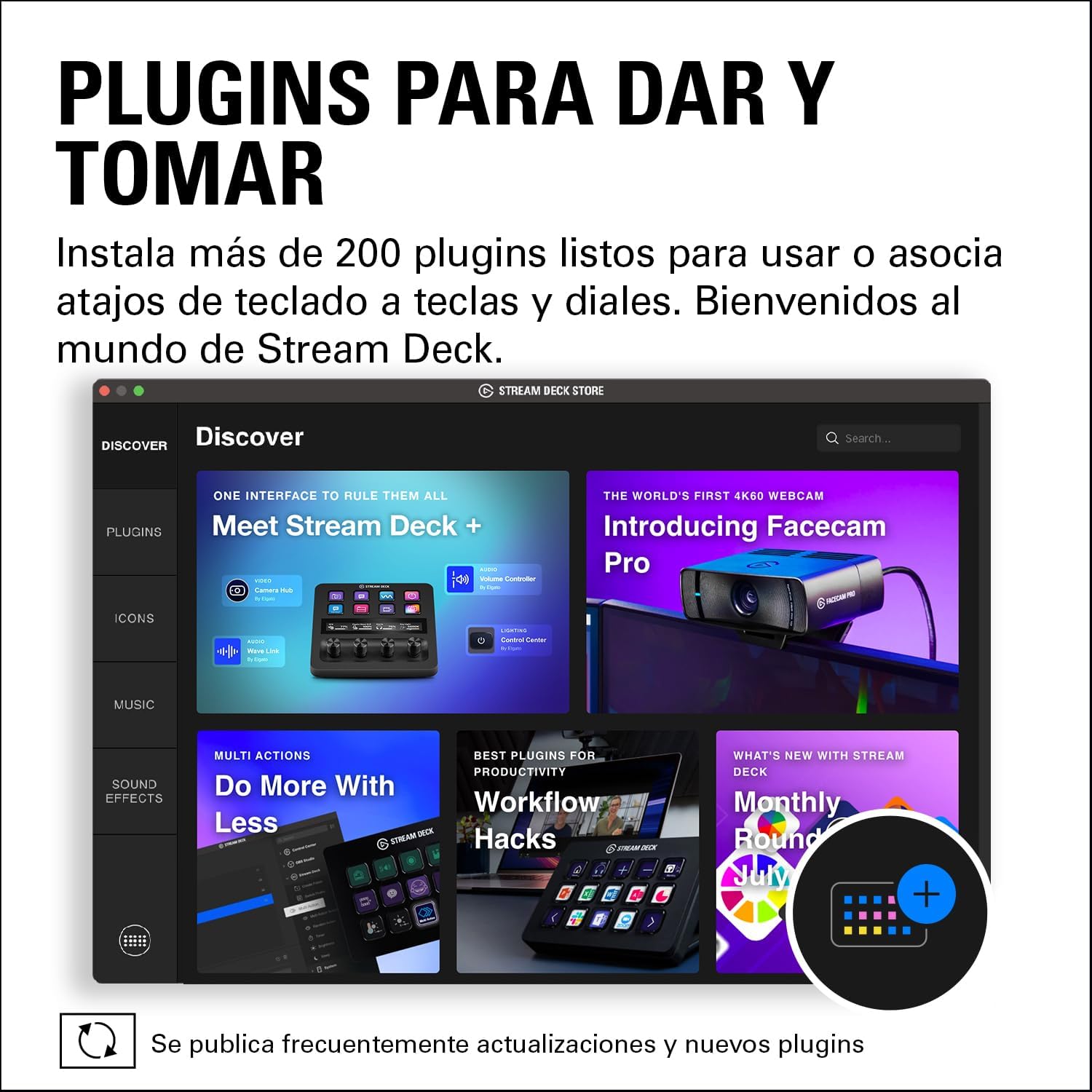Elgato Stream Deck + – Audio Mixer and Production Console 8