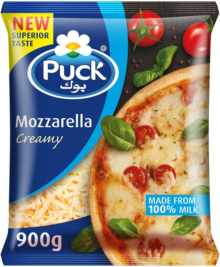 Puck Creamy Mozzarella Shredded Cheese, 900 g