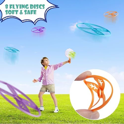 Miniatura 6 de Juguetes al aire libre para niños edades, juego de captura de mariposas de elefante, juguete de persecución para niños de 3, 4, 5, 6, 7 años,