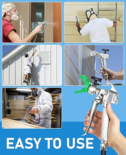 Miniatura 7 de Boquilla de pulverización, punta de rociado, puntas de pulverización reversibles, puntas de boquilla de pintura sin aire, piezas de máquina de