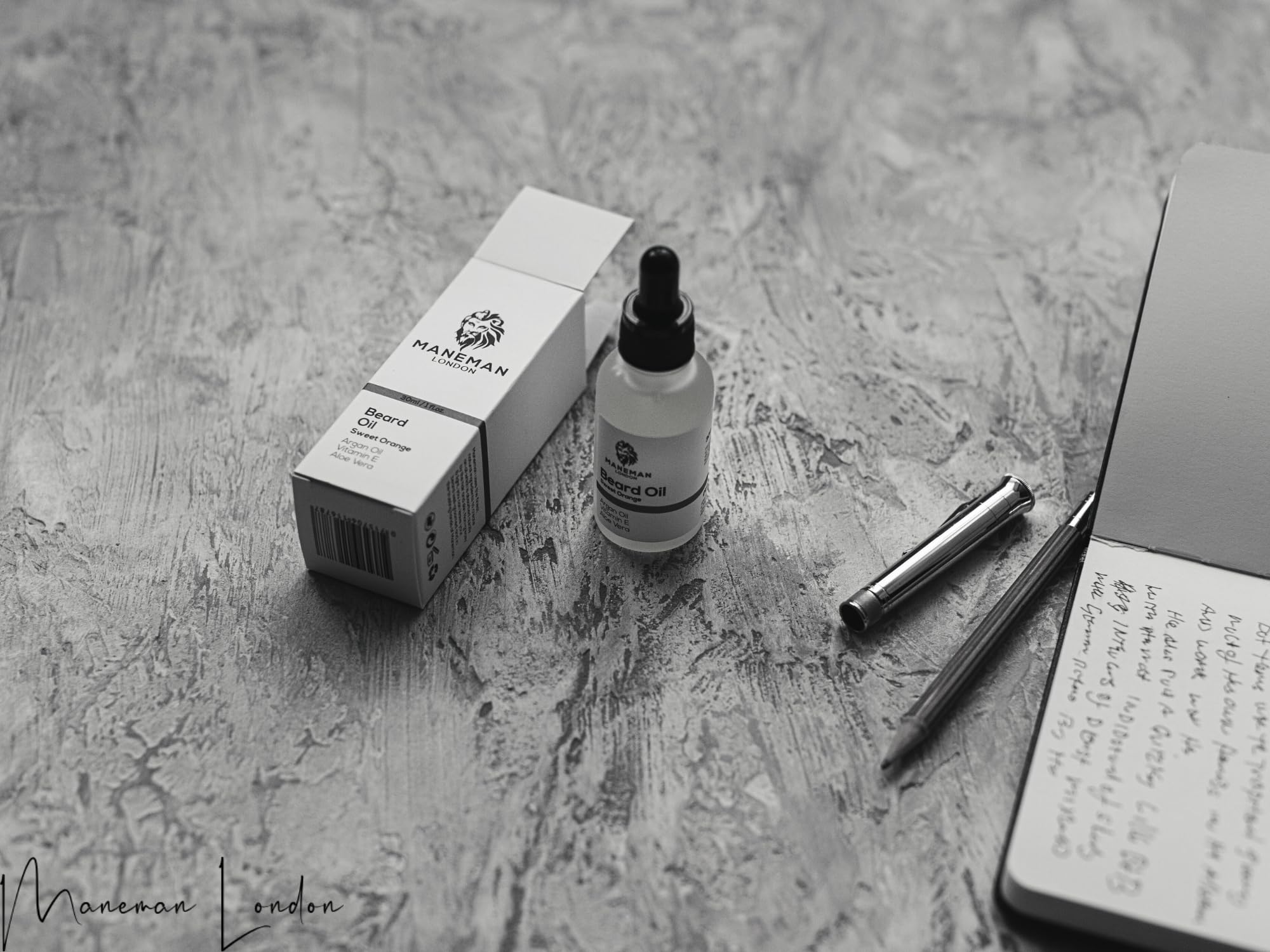 Maneman London Beard Oil, White, 30 ml (Pack of 1) - Image 4