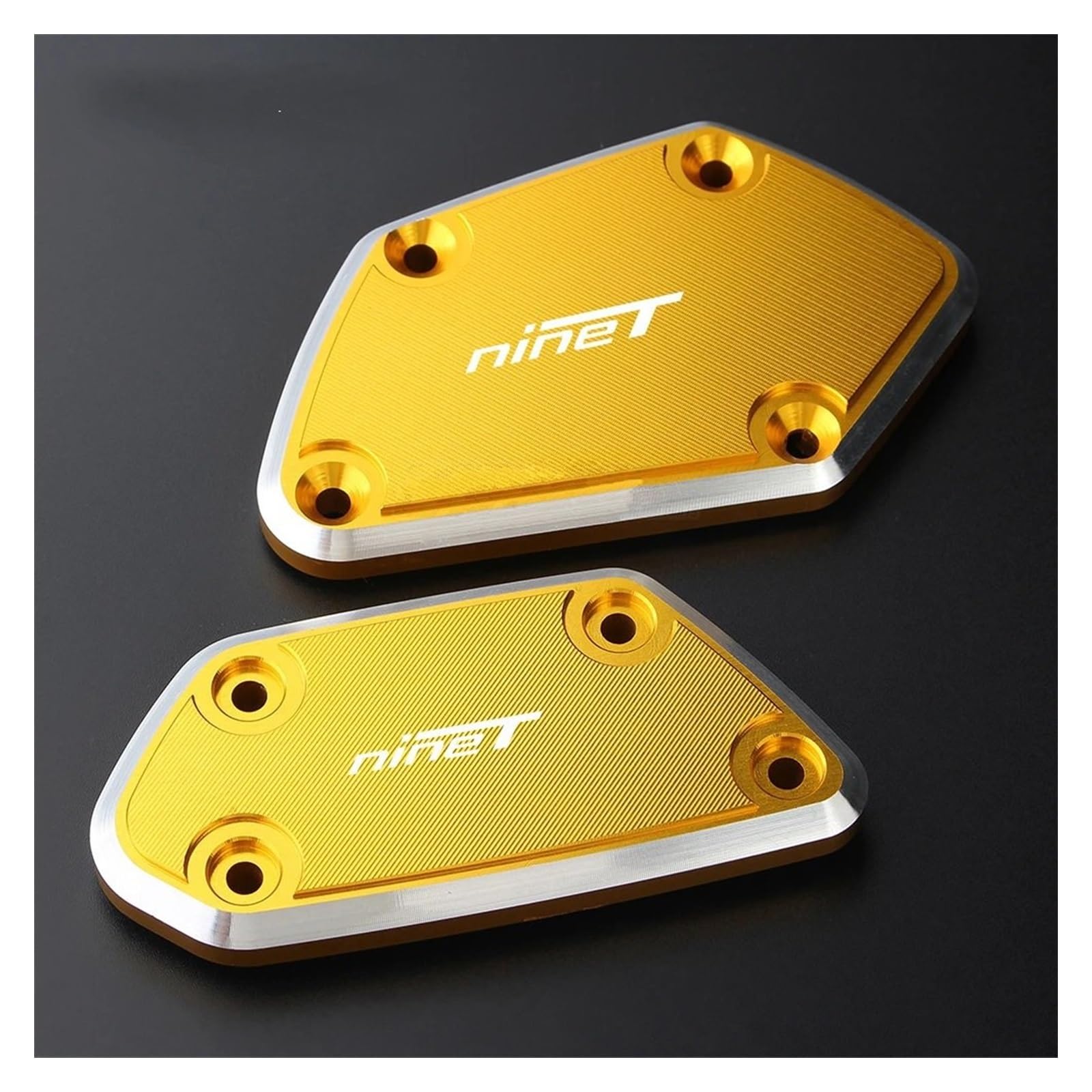Accessori per serbatoi Per BMW R NineT/Pure NineT Racer 2015 2016 Moto Di Alluminio CNC Freno Anteriore Frizione Serbatoio Del Liquido Tappo Della Copertura(Gold)