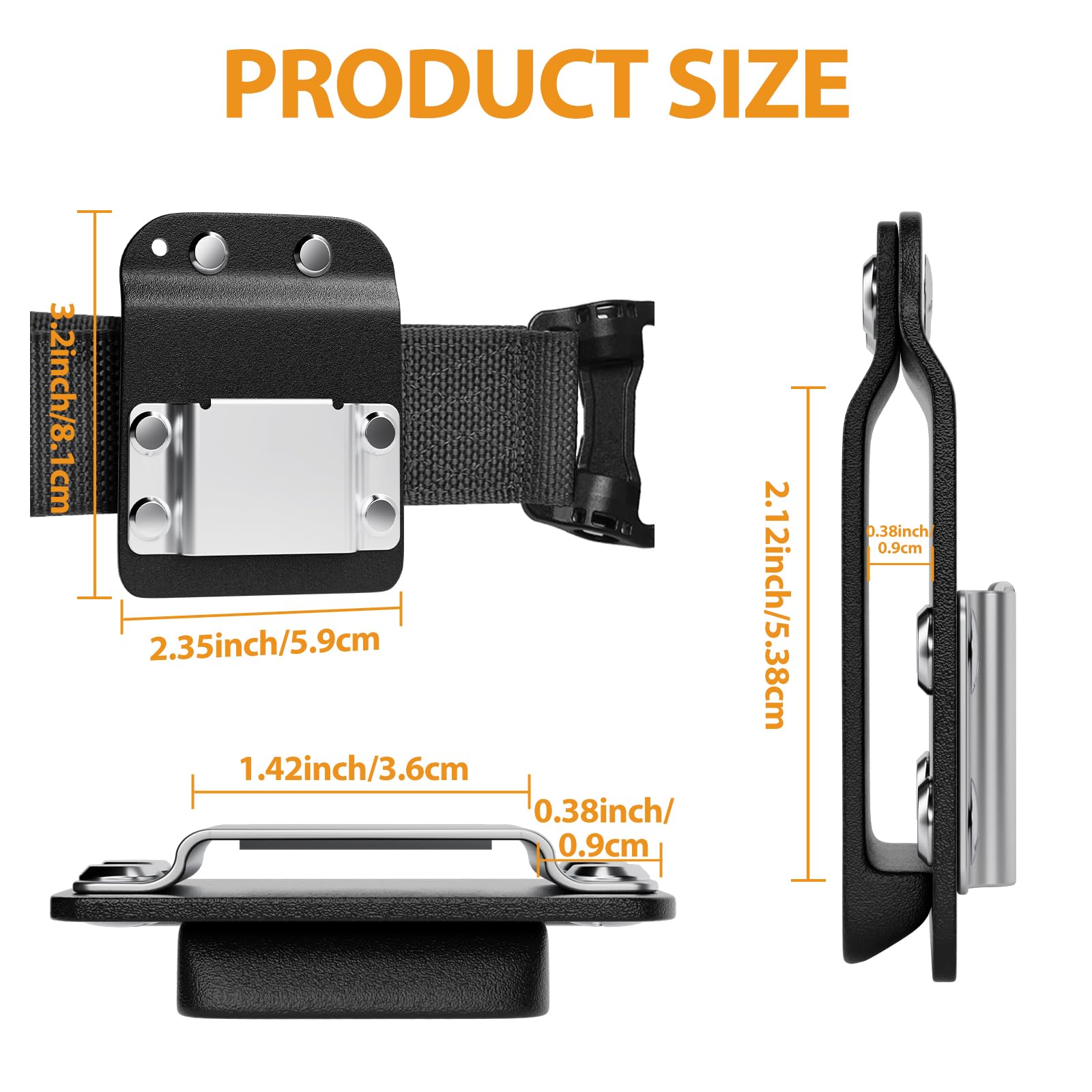 Robuster Bohrerhalter Für Werkzeuggürtel – Mit Schnellspannclip & Holster, Universell Kompatibel
