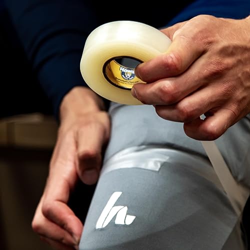 Miniatura 7 de Howies Hockey – 5 Pack White or Black Cloth Stick Tape or Clear Shin Pad Tape– Strong Grip, Long-Lasting Adhesive Stick Tape for Hockey, Lacrosse