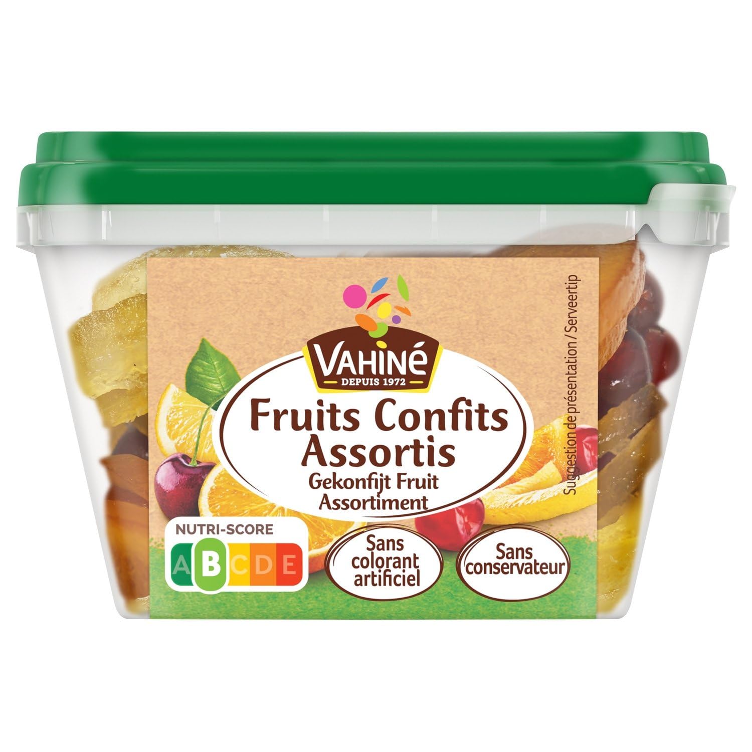 Fruits confits assortis VAHINE - la boite de 150g Lot De 3 - Par Lot
