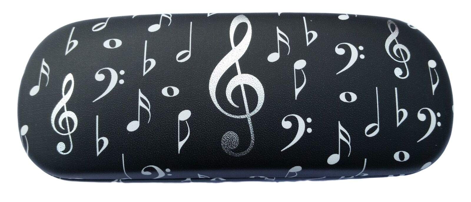 Music Gifts USA Glasses Case - Music Clefs and Notes