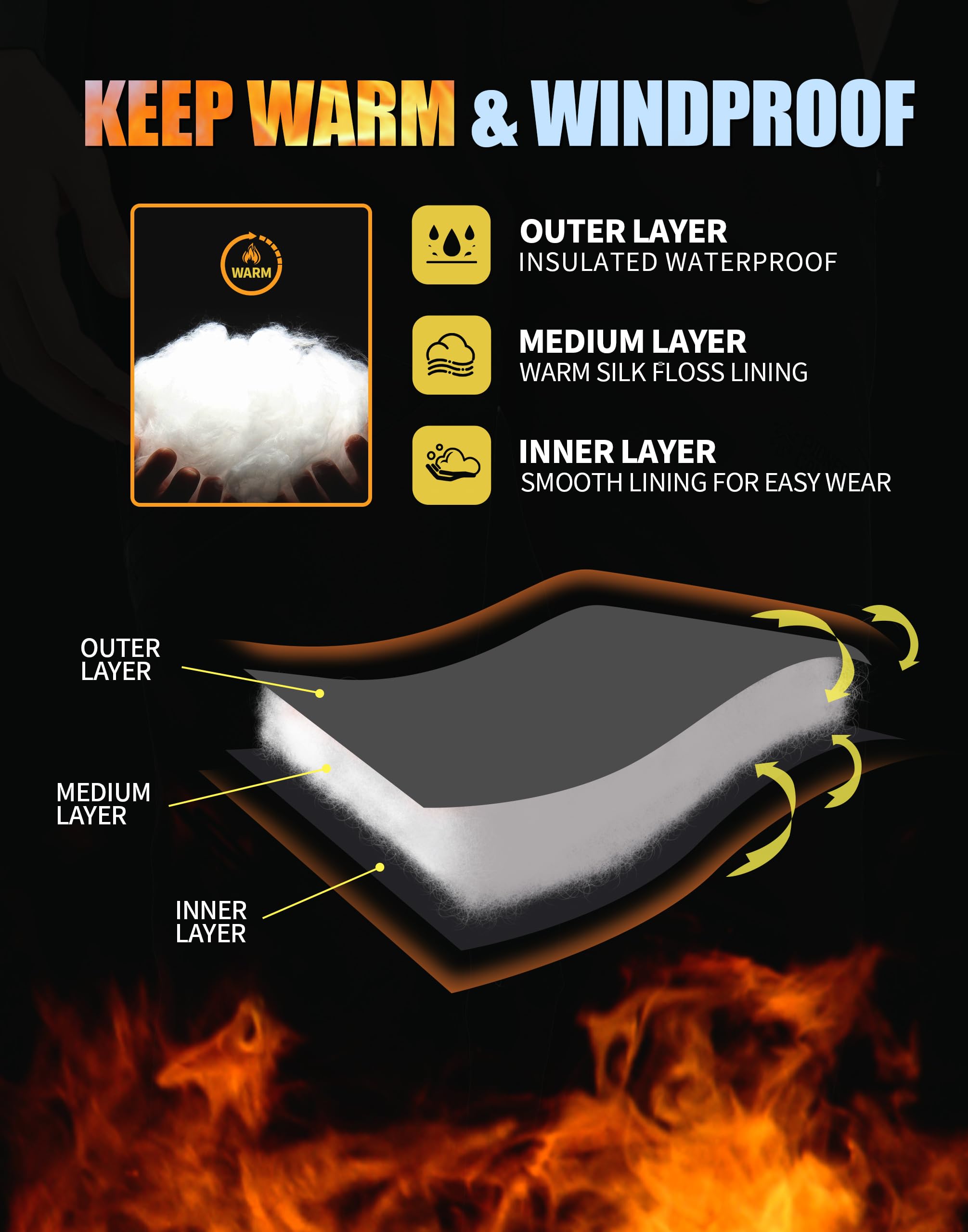 Pioneer Camp Pantaloni da Sci da Donna Cuciture Nastrate Impermeabili Ghette da Neve Integrate Ginocchio Articolato Bretelle Staccabili Regolabili Pantaloni Softshell Invernali da Esterno